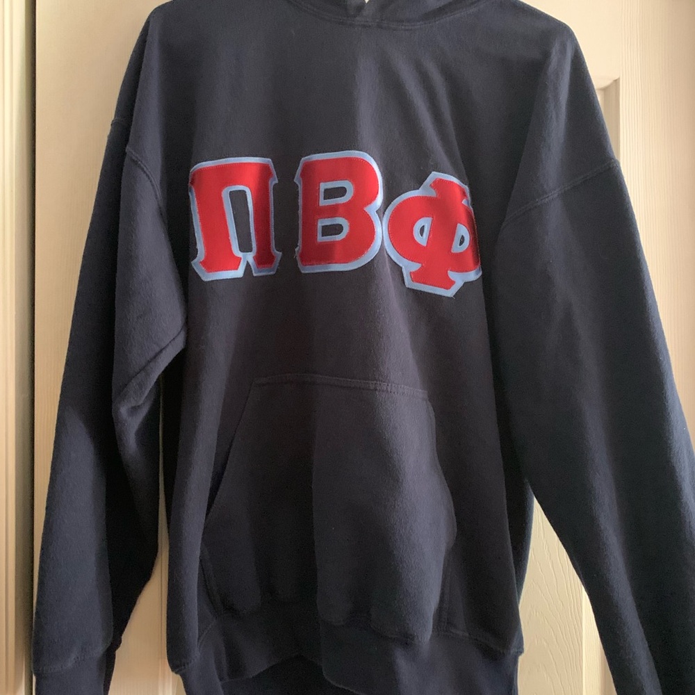 Pi Beta Phi Wine Navy Blue Hoodie
